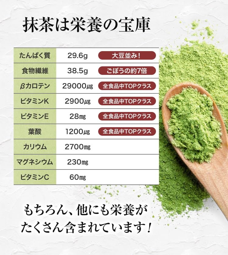 Amazon.co.jp: 八女 抹茶 パウダー 100g 春摘み一番茶 良質な碾茶を